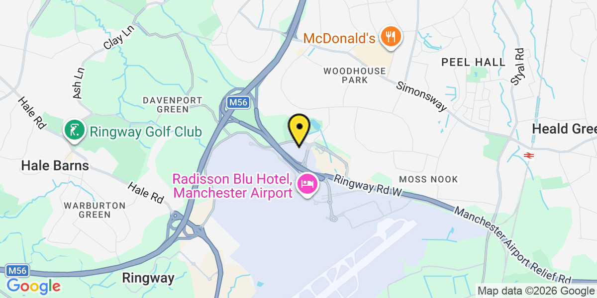 Map of Manchester Airport JetParks 1