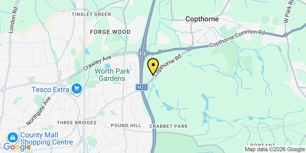 Map of APH Park and Ride Gatwick