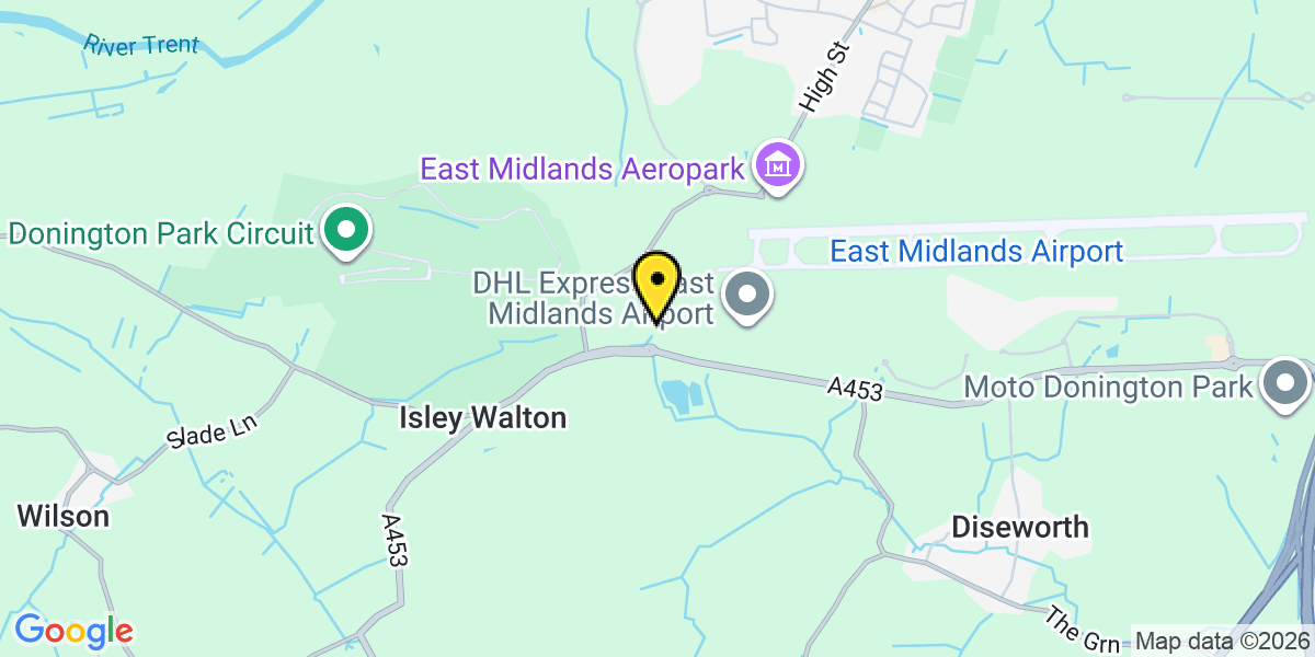 Map of East Midlands JetParks 2