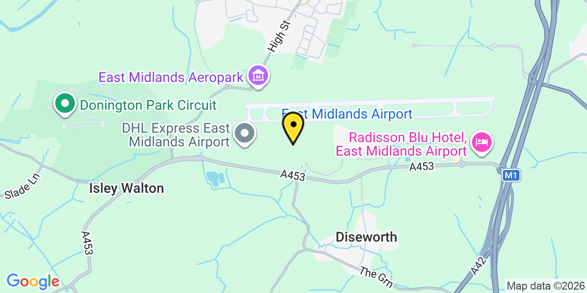 Map of East Midlands Long Stay 1