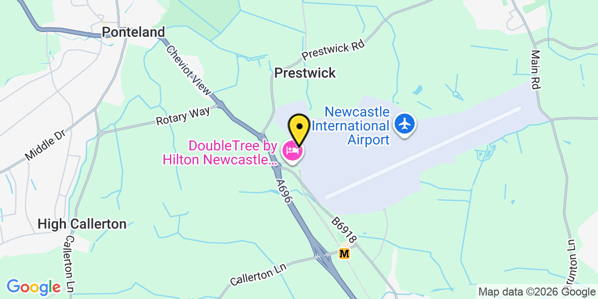 Map of Newcastle Airport Short Stay 1