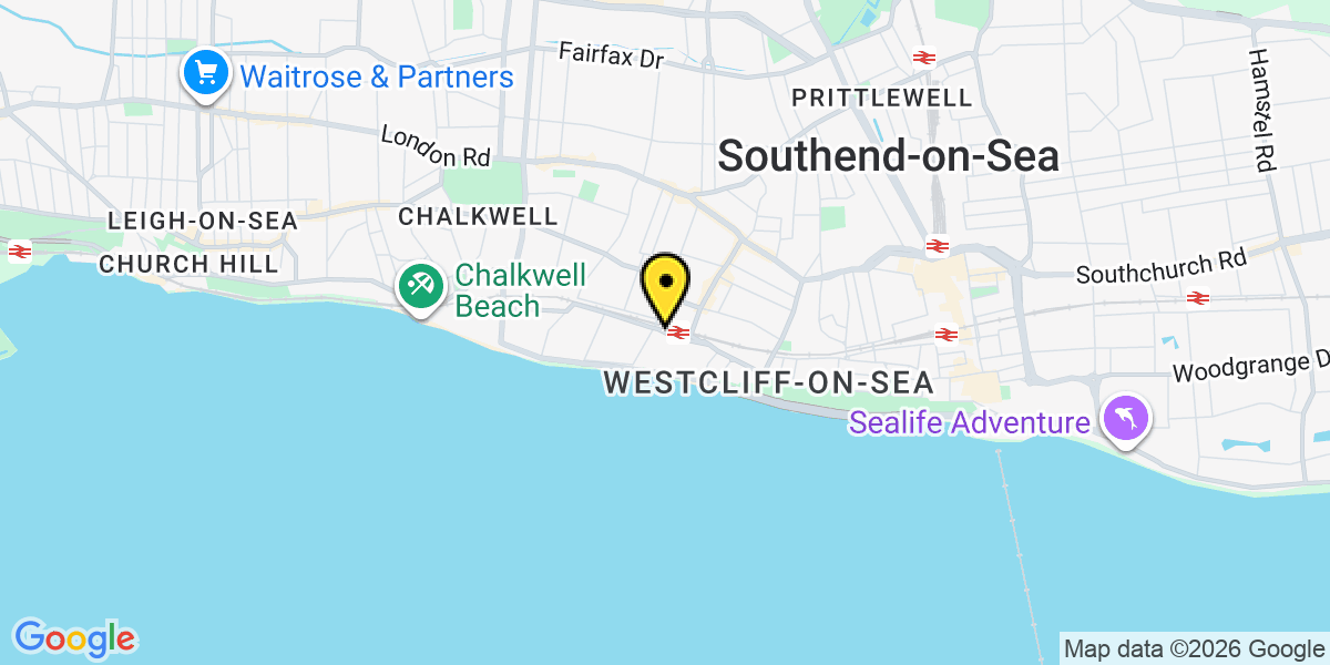 Map of Westcliff Station (C2C)