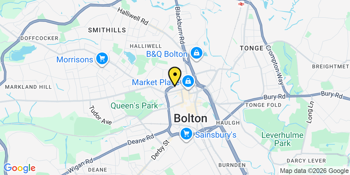 Map of Bolton Topp Way (Duke St)