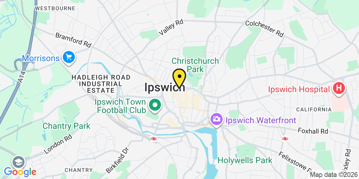 Map of Ipswich Tower Ramparts