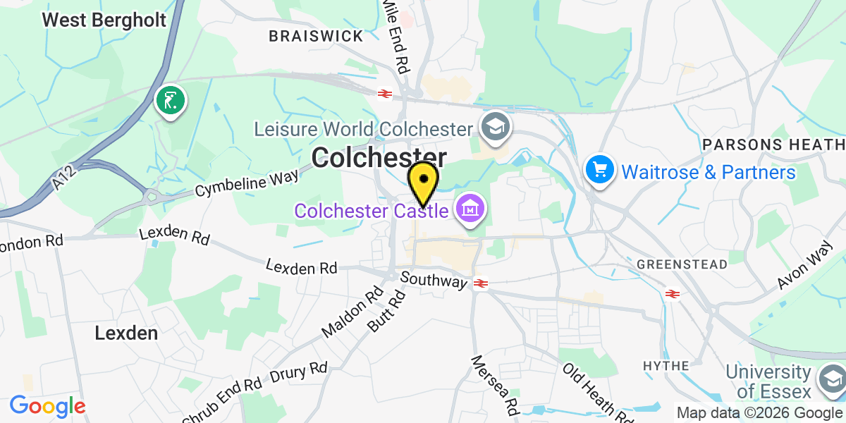 Map of Colchester High Street