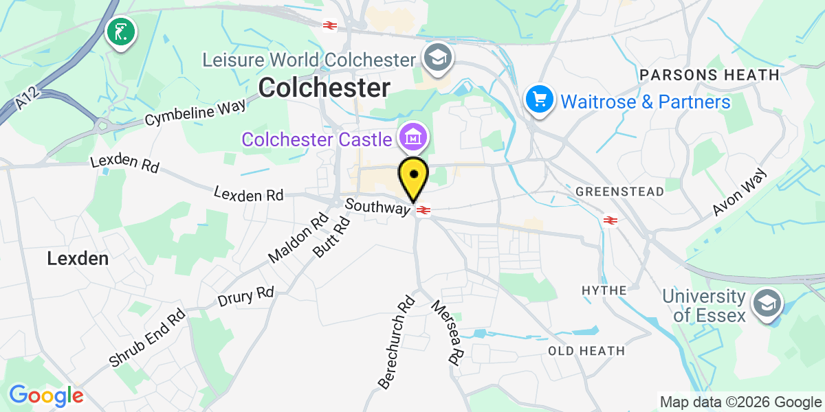 Map of Colchester Osborne Street