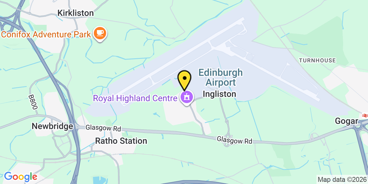Map of Secure Airparks Edinburgh Airport