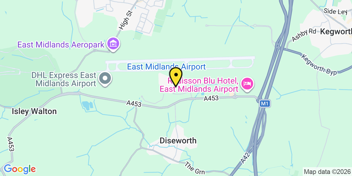 Map of East Midlands Meet and Greet