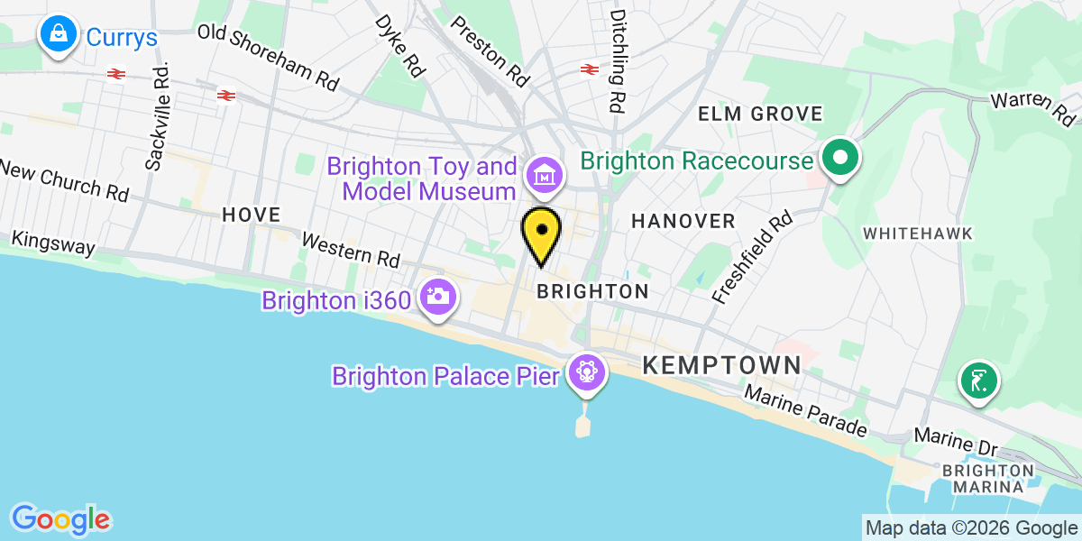 Map of Brighton Theatre