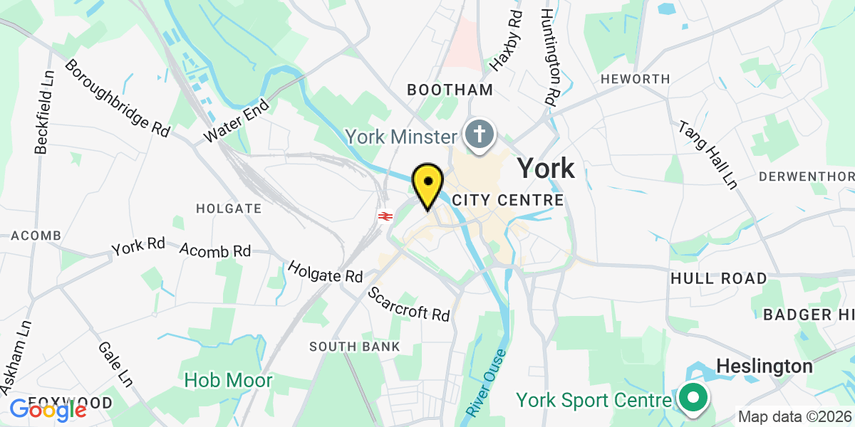 Map of York Tanner Row