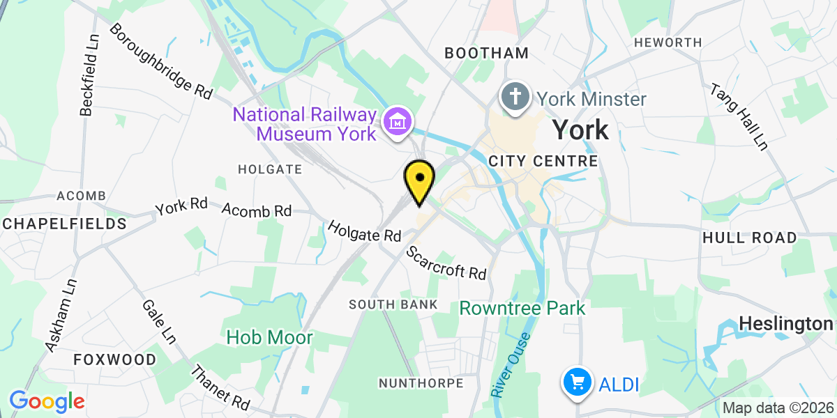 Map of York Station South