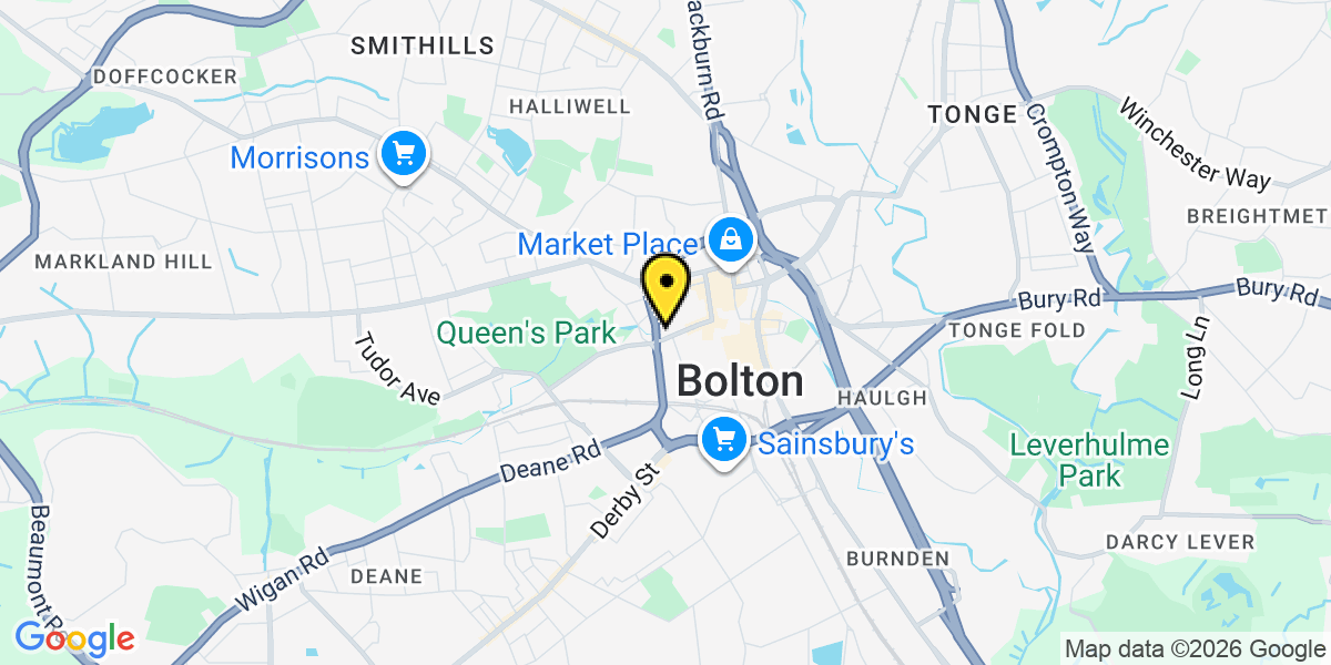 Map of Bolton St Edmund Street