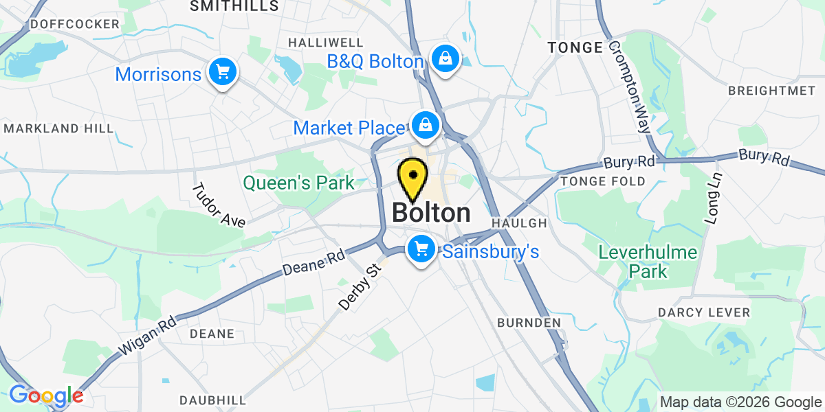 Map of Bolton Octagon Theatre SP