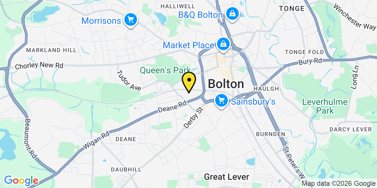 Map of Bolton Deane Road