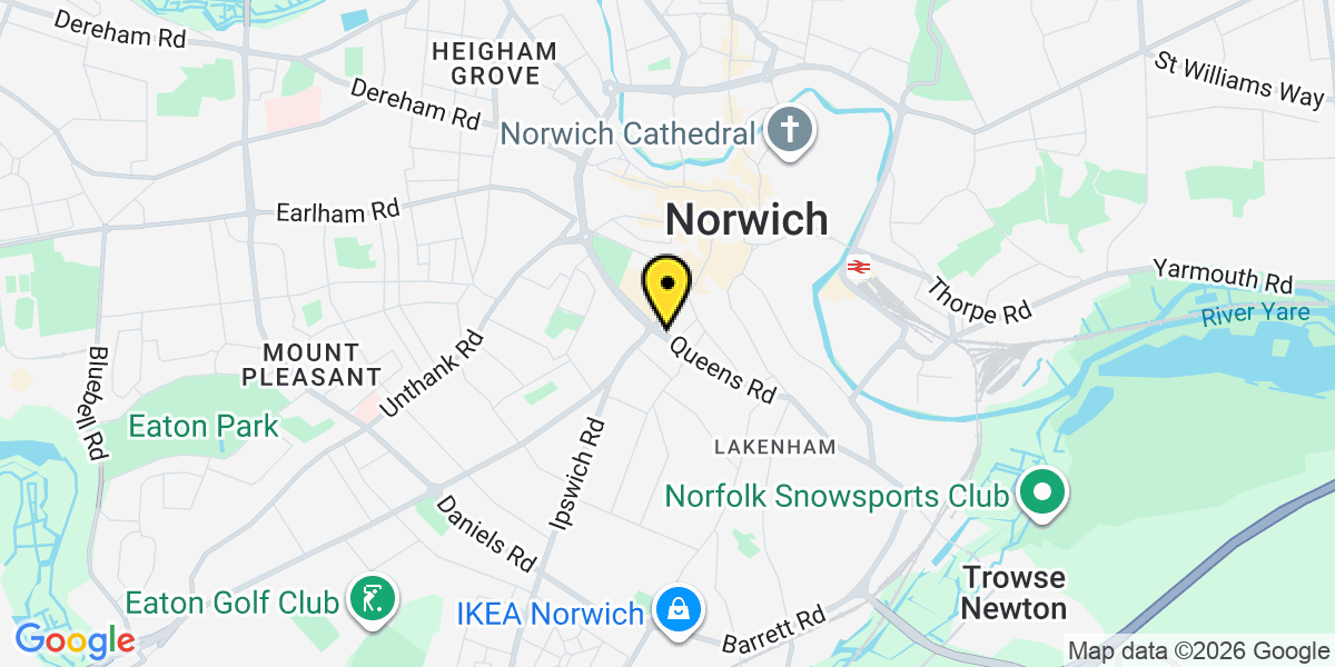 Map of Norwich St Stephens Street