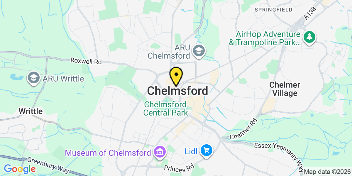Map of Chelmsford Station (Greater Anglia)