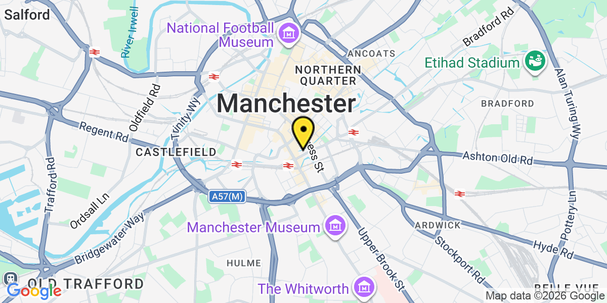 Map of Manchester Palace