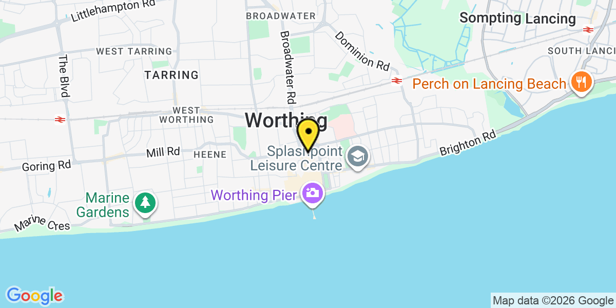 Map of Worthing Union Place
