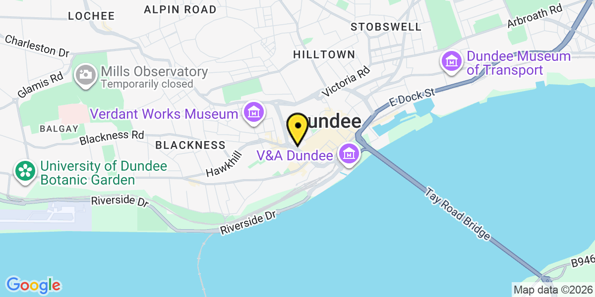 Map of Dundee Marketgait