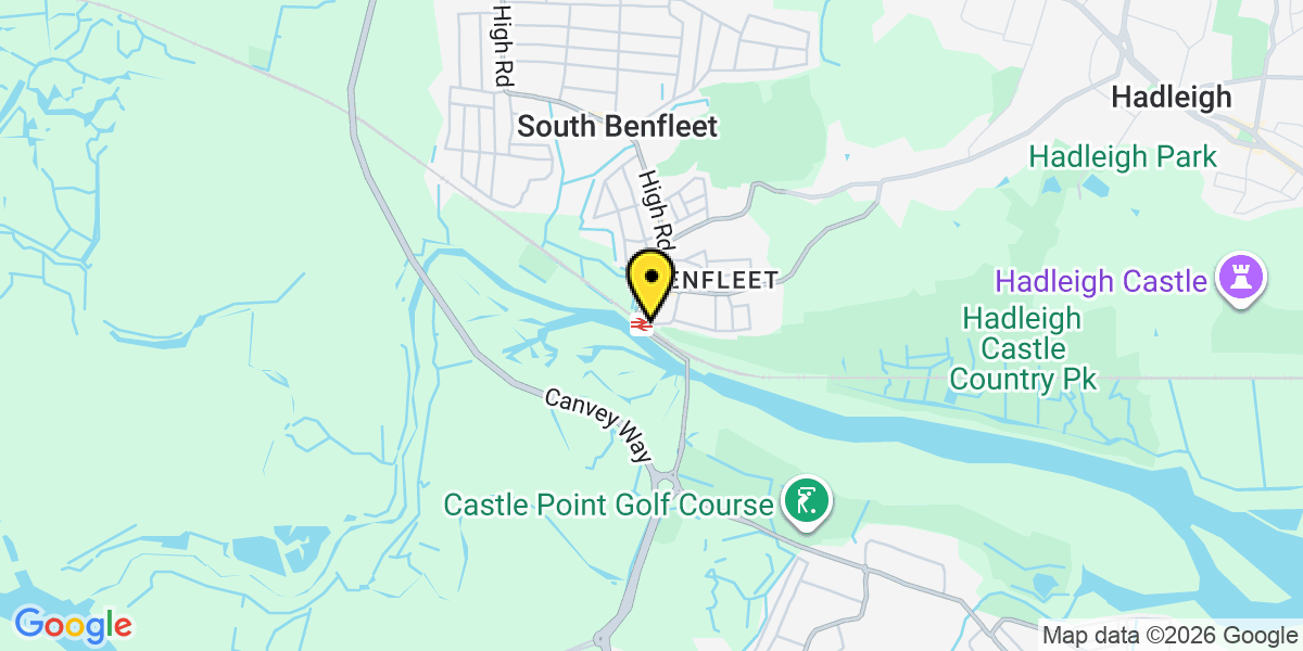 Map of Benfleet Station (C2C)