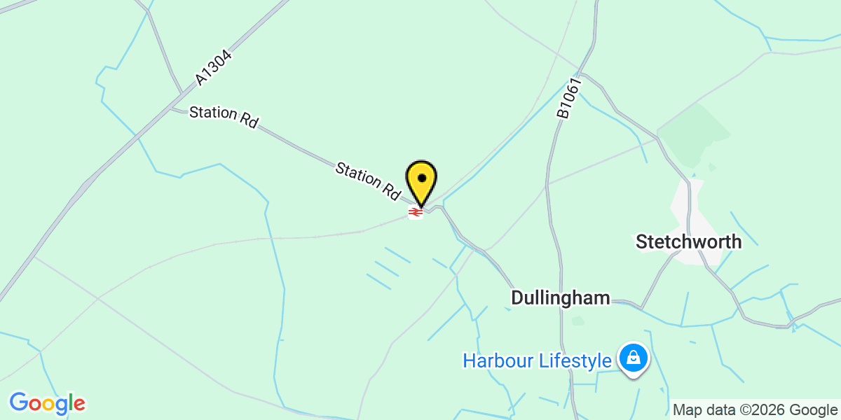 Map of Dullingham Station (Greater Anglia)