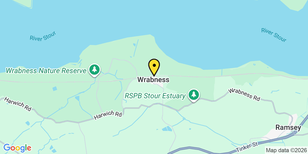 Map of Wrabness Station (Greater Anglia)