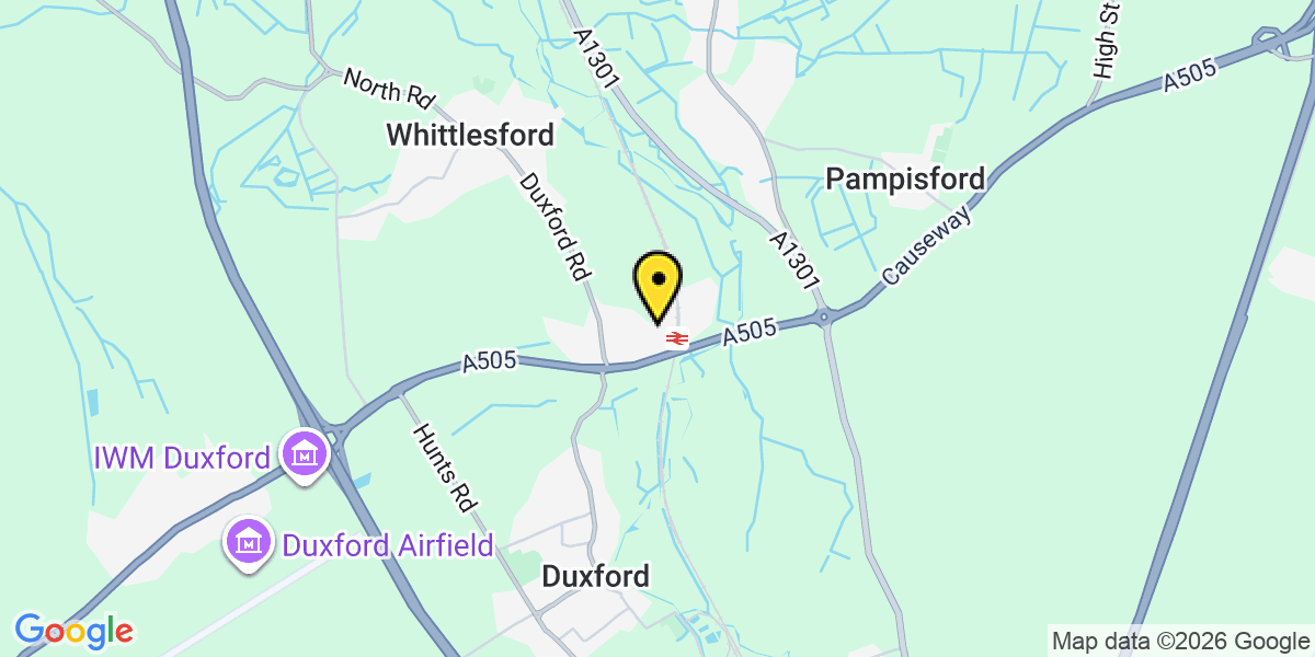 Map of Whittlesford Station (Greater Anglia)