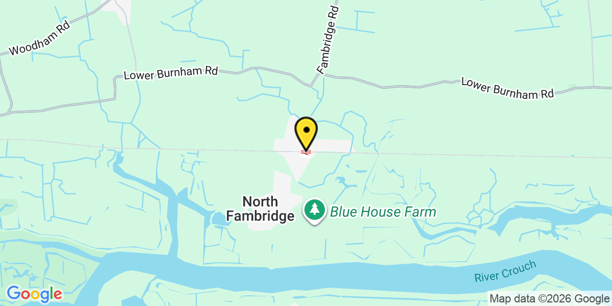 Map of North Fambridge Station (Greater Anglia)