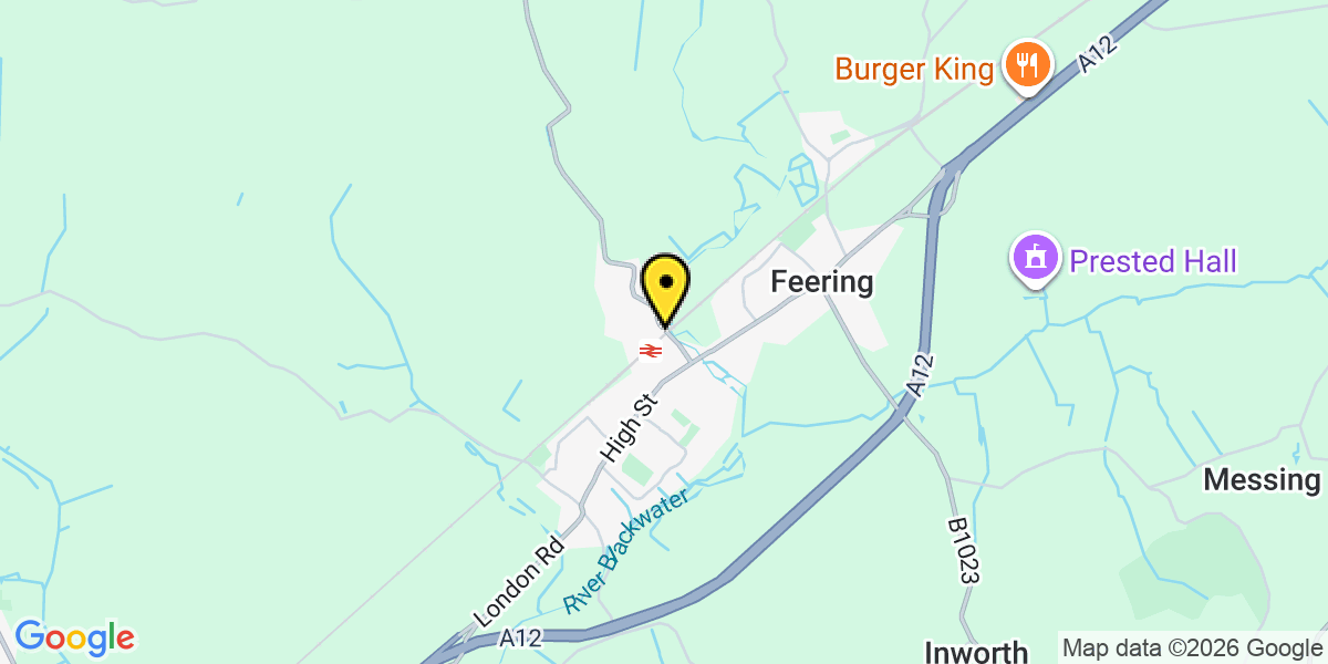 Map of Kelvedon Station (Greater Anglia)