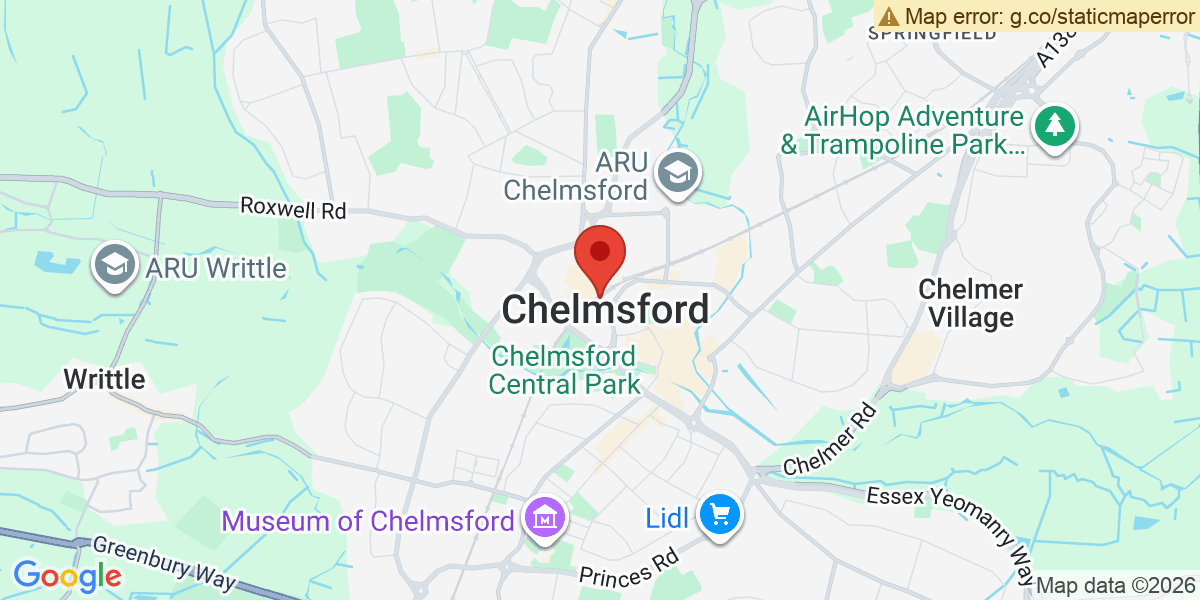 Map of Chelmsford Station (Greater Anglia)