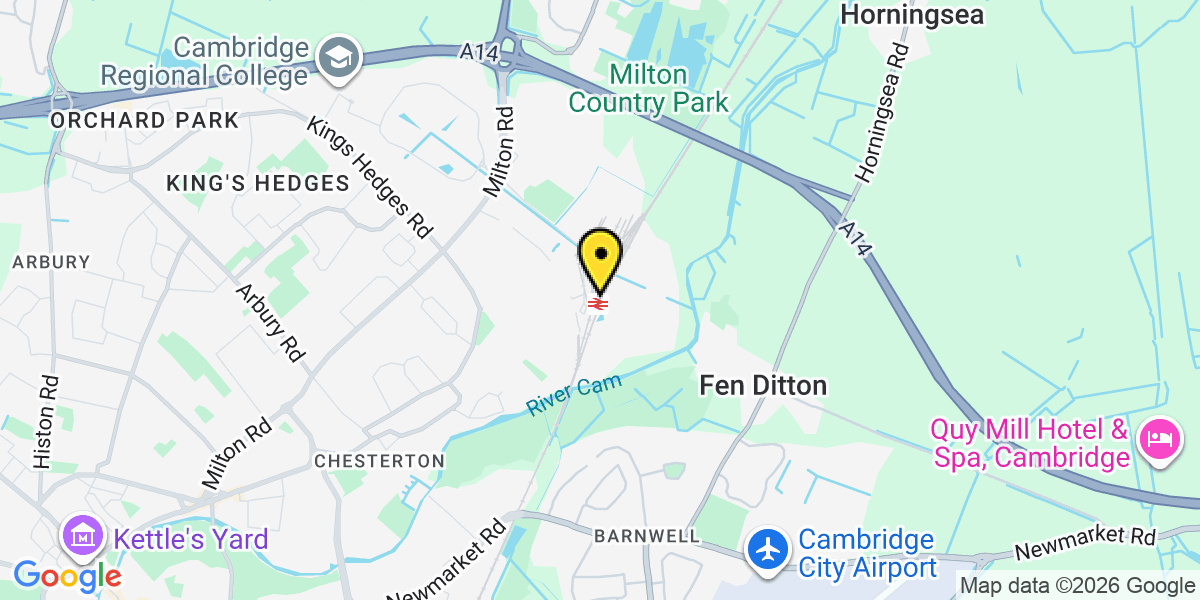 Map of Cambridge North (Greater Anglia)