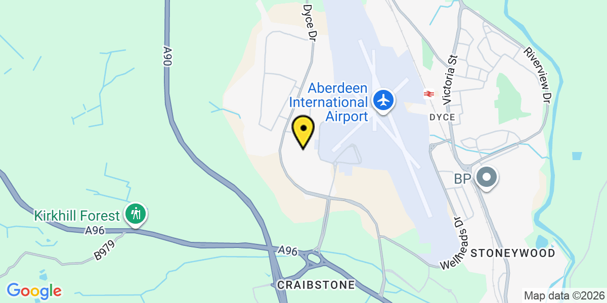 Map of Aberdeen Long Stay