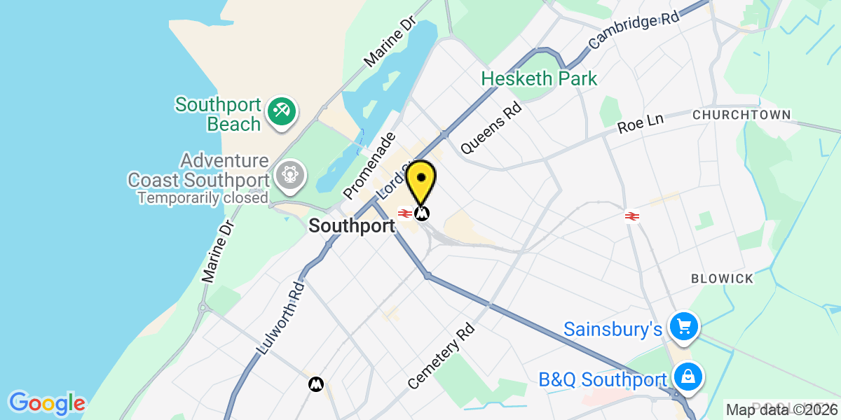 Map of Southport London Street