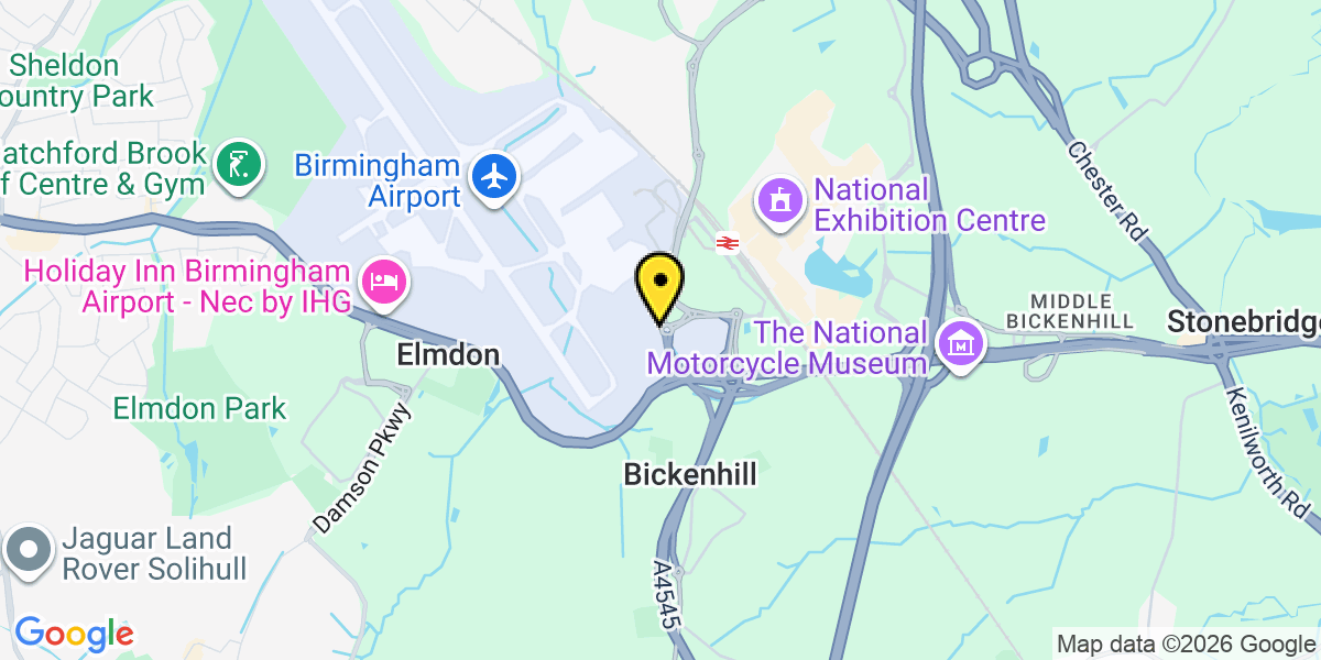 Map of Birmingham Airport Car Park 5