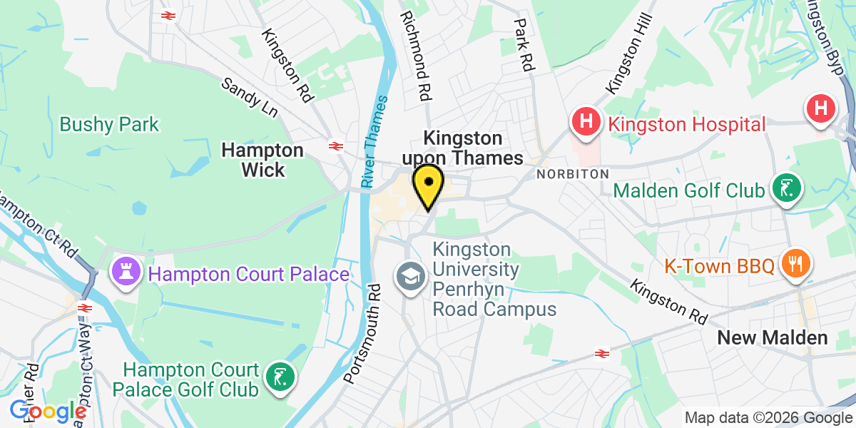 Map of Kingston Fairfield