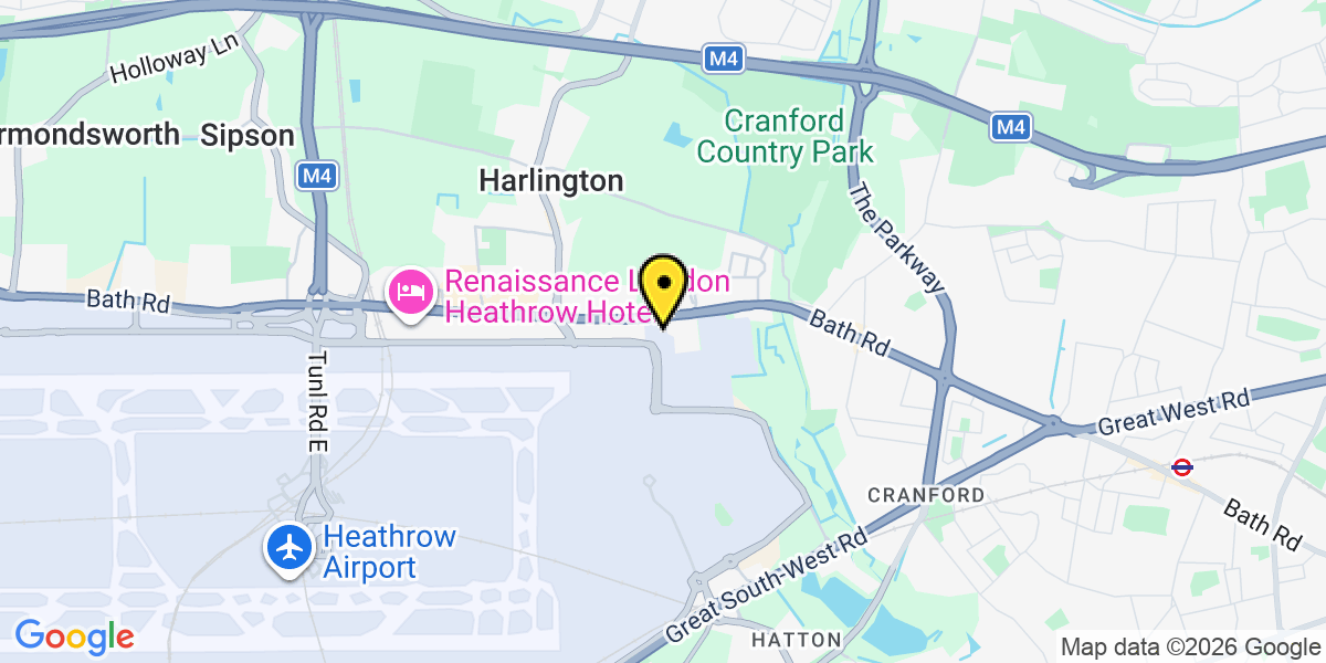 Map of Heathrow Airport