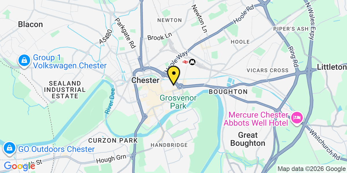 Map of Chester Browns Yard