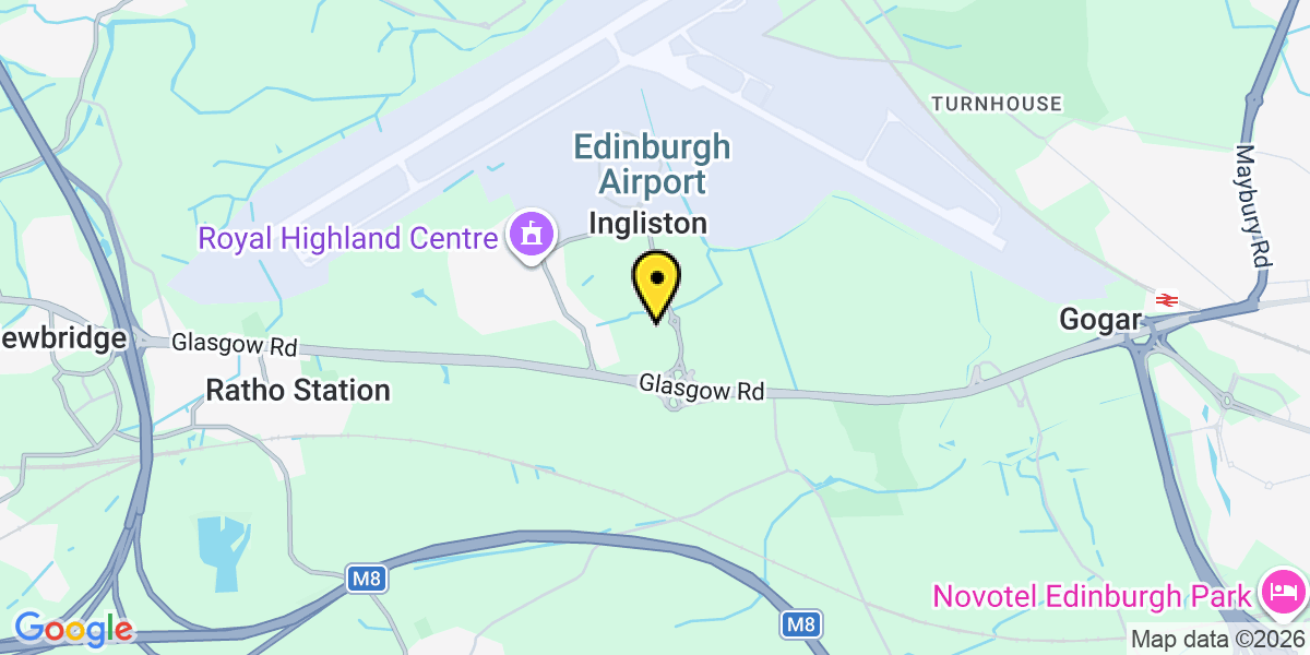 Map of NCP Edinburgh Scotpark