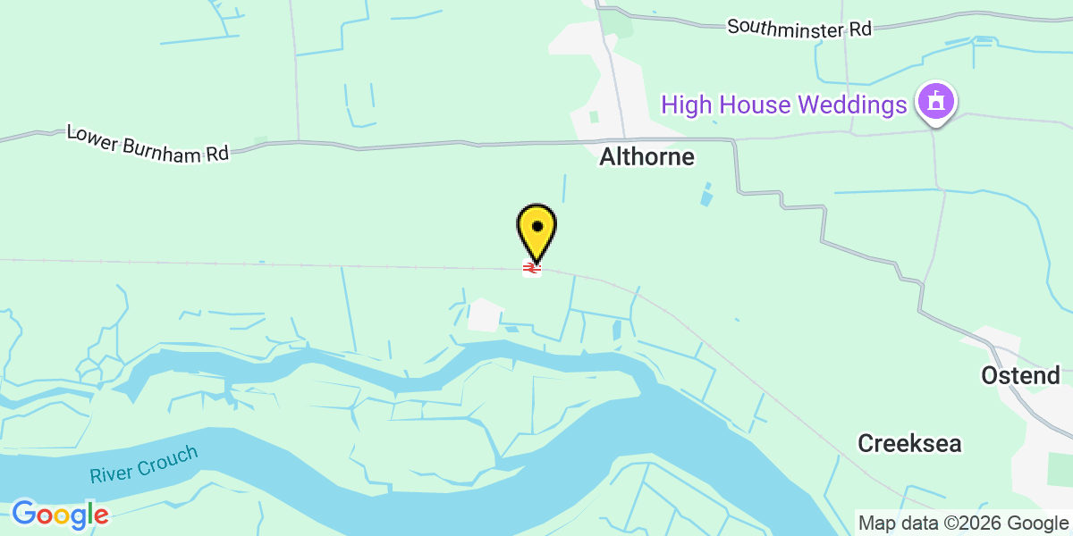 Map of Althorne Station (Greater Anglia)