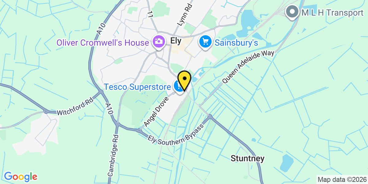 Map of Ely Station  (Greater Anglia)