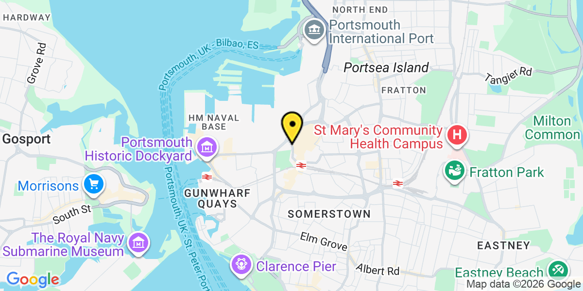 Map of Portsmouth Cascades