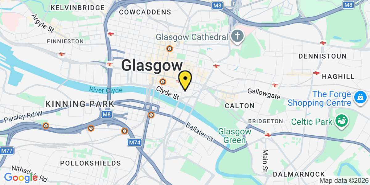 Map of Glasgow King Street